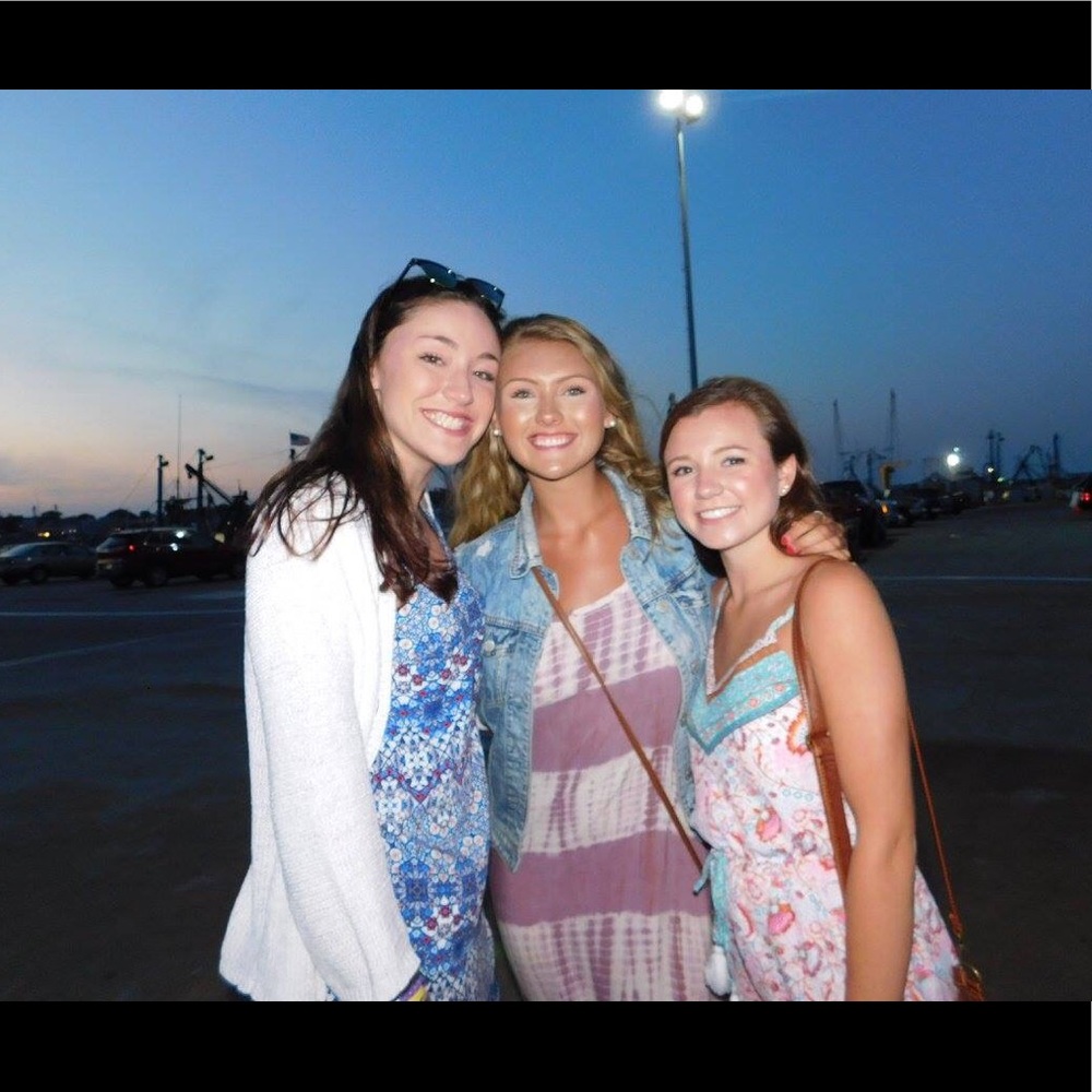 MAXI DRESS PINK AND WHITE!!